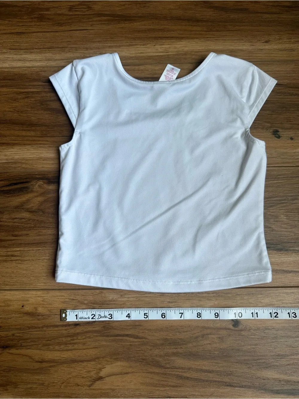 Justice White Short Sleeve Tee for Girls